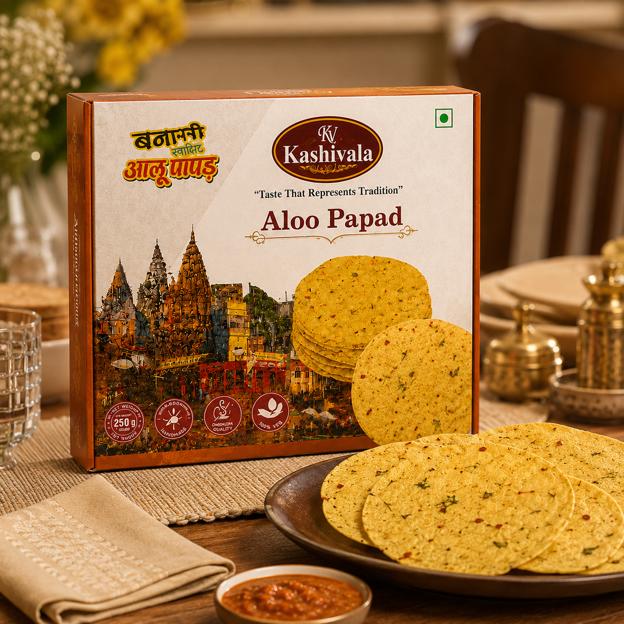 Kashivala Aloo Papad (400g)