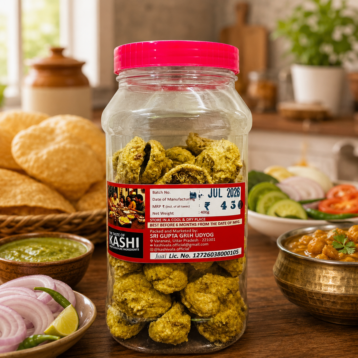 Kashivala Urad Masala Badi | 400g